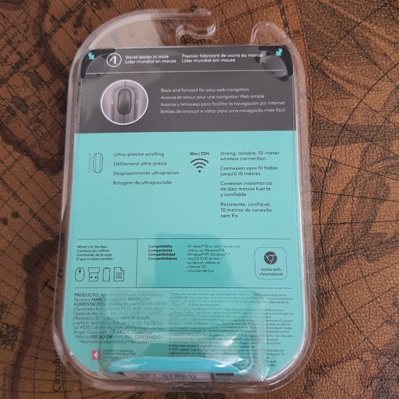 Logitech M325 Wireless Mouse- USB Unifying Receiver - New Blue - Picture 3 of 4